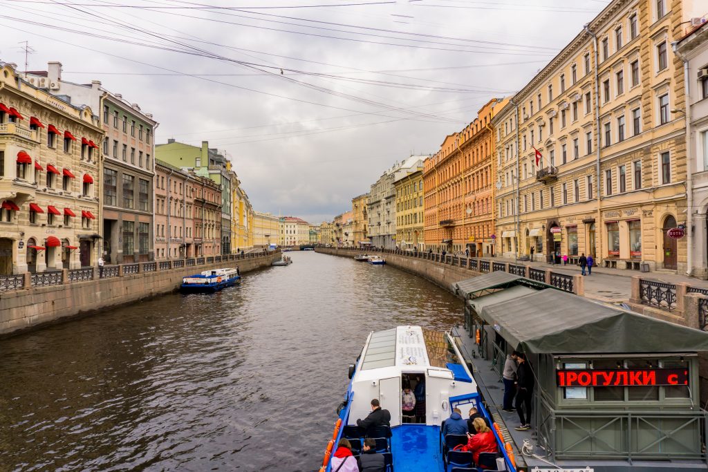 Canals in St Petersburg