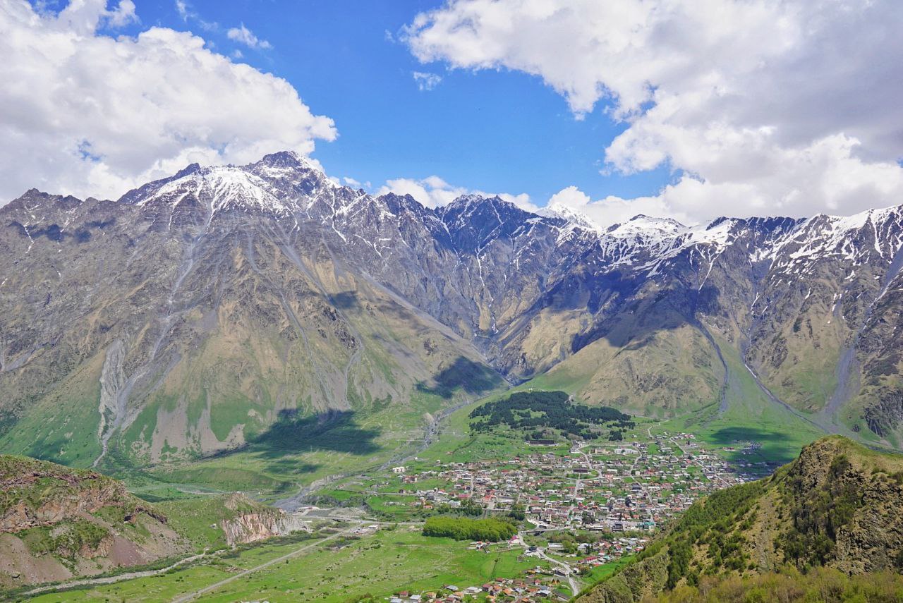 Caucasus mountain in georgia